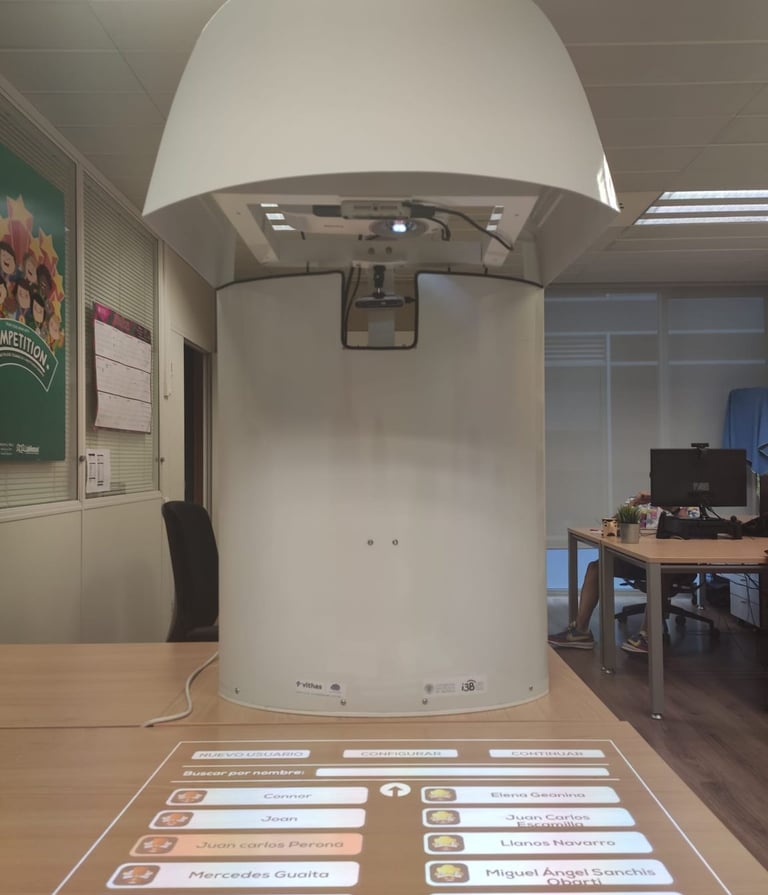 ArmRest interaction prototype with therapist context