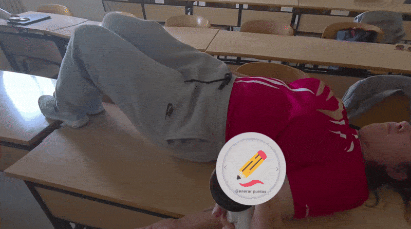 Research mixed reality session in classroom environment